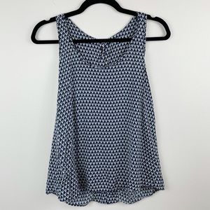 Racerback tank blouse